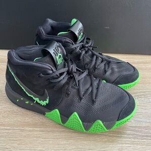 Nike Kyrie Halloween Black and Green Sneakers Size 6Y